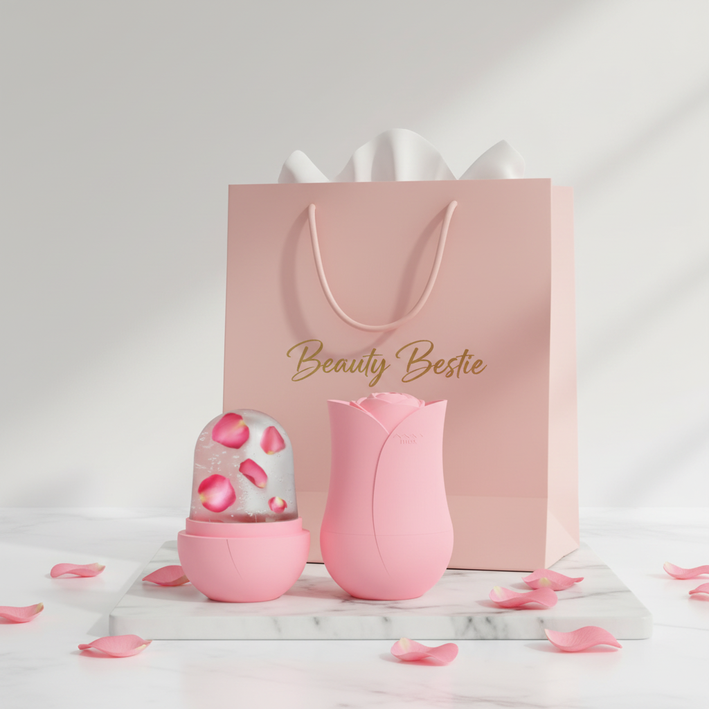 Beauty Bestie Ice Eye Roller with Premium Bag